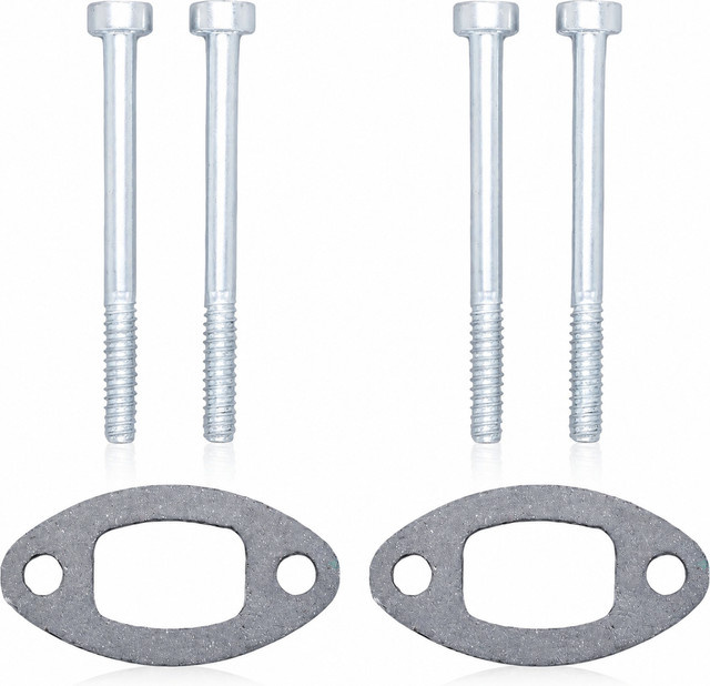 CHUJIN Schalldämpfer-Dichtungsschrauben-Set für Stihl Rasentrimmer FS38 FS55 FS56 FS70 in Silber - Bild 1