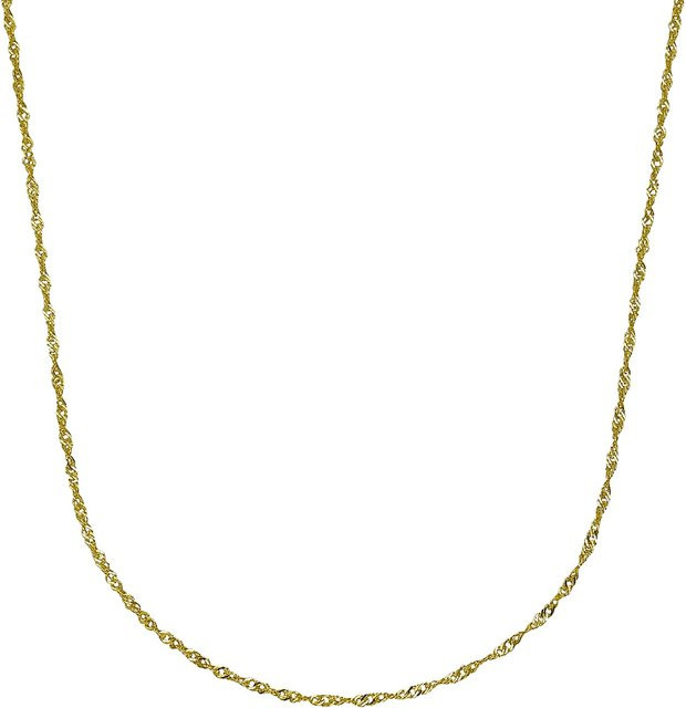 Ellen K. Halskette Singapurkette, 333 Gold, 42 cm, Damen - Bild 1