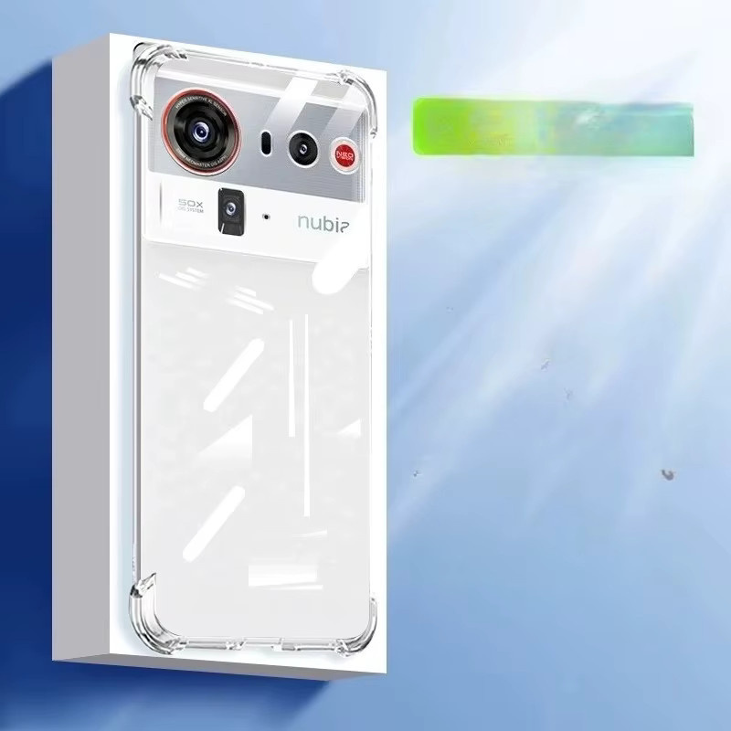 Stoßfeste Silikon Schutzhülle für ZTE Nubia Z80 Ultra, Z70 S und Z60 Ultra in Transparent - Bild 3