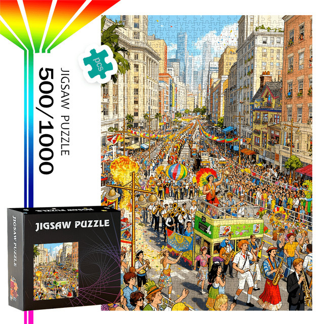 AZNM City Street March & Parade Puzzlespiel, Fortgeschritten - Bild 1