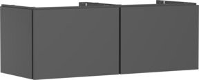 Waschtischunterschrank hansgrohe Xilesa E mit 2 Schubladen, schiefergrau matt, B: 137,5 cm, T: 55,0 cm - Bild 1