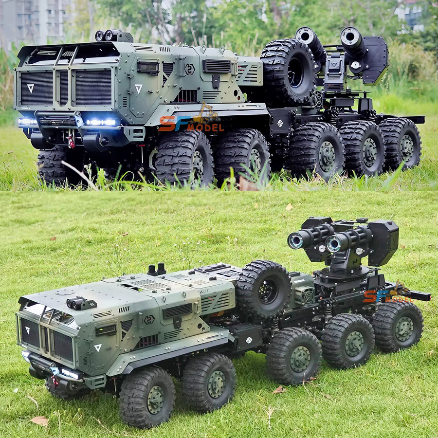 SMODELF 10x10 RC Trucks ST10X, ferngesteuertes Auto, Metallmodell, 1:10, mit Licht und Sound - Bild 2