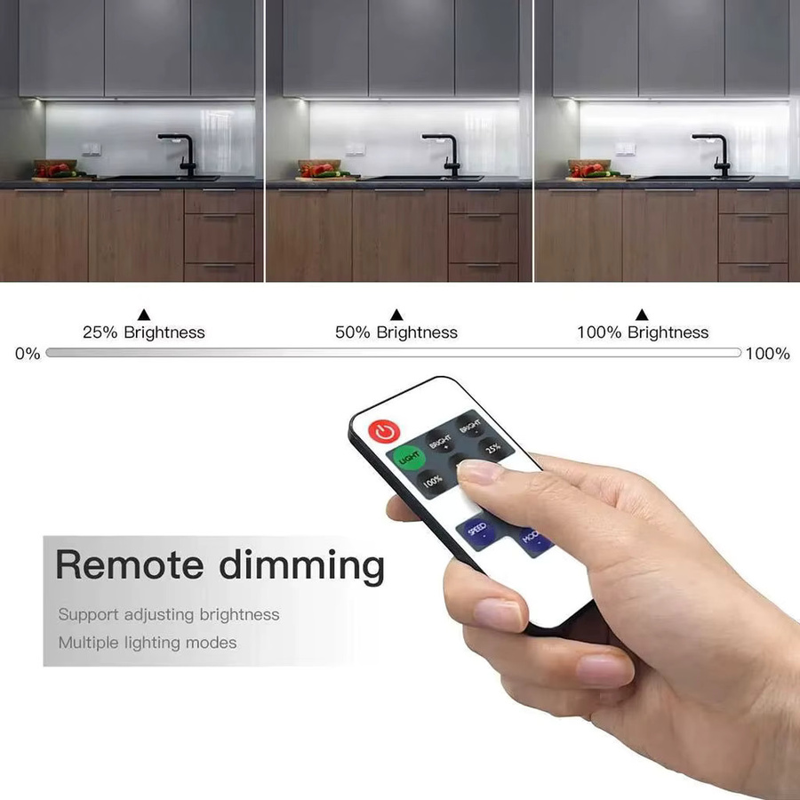 Acosh Neon-LED-Streifen Multicolour, USB 5V, dimmbar und zuschneidbar mit 11-Tasten RF-Fernbedienung, transparentes Silikon-Design für Schlafzimmer und Küche - Bild 2