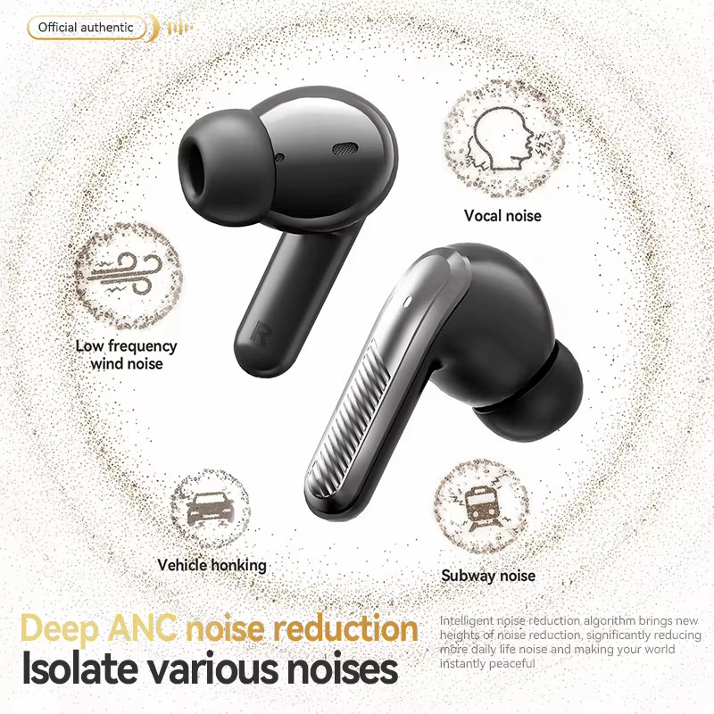 Acer Ohr644 In-Ear-Bluetooth-Kopfhörer mit aktiver Geräuschunterdrückung und Panorama-Sound in Schwarz - Bild 4