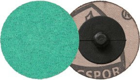 Klingspor Quickchange Disc QRC 910 Schleifscheibe für Metall, Korn 80, Grün - Bild 1