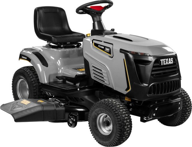 Texas Benzin-Rasentraktor Premium TTS108H mit zwei elektromagnetisch aktivierten Messern, Mulching-Plug und Anhängerkupplung - Bild 1