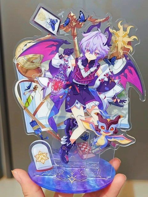 Genshin Impact Little Demon Durin Acryl Figur Stand Modell Multicolor - Bild 1