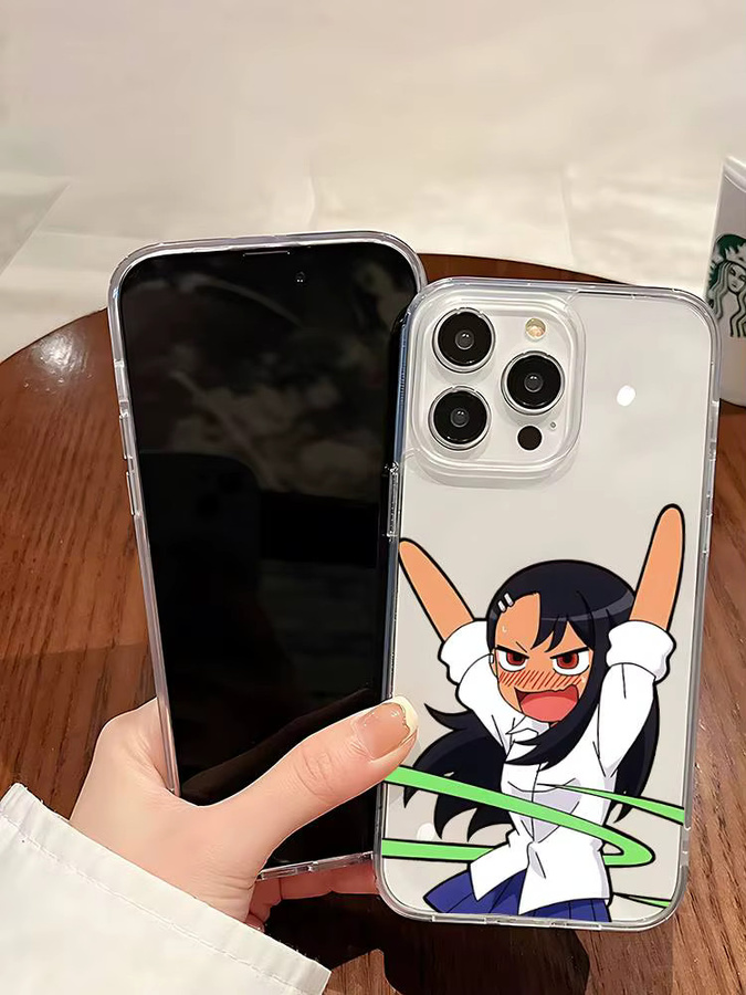 Mesuca Transparente Handyhülle im Hayase Nagatoro Design für iPhone Modelle - Bild 4