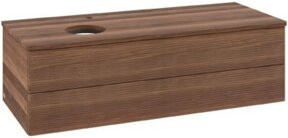 V&B Waschtischunterschrank Antao mit Frontstruktur in Weiß, B/T/H: 120 x 50 x 50 cm - Bild 1