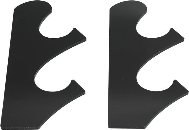 KONNWEI 1 Paar Set Vintage Schwerthalter aus Acryl in Schwarz, wandmontierbar und bruchfest - Bild 1