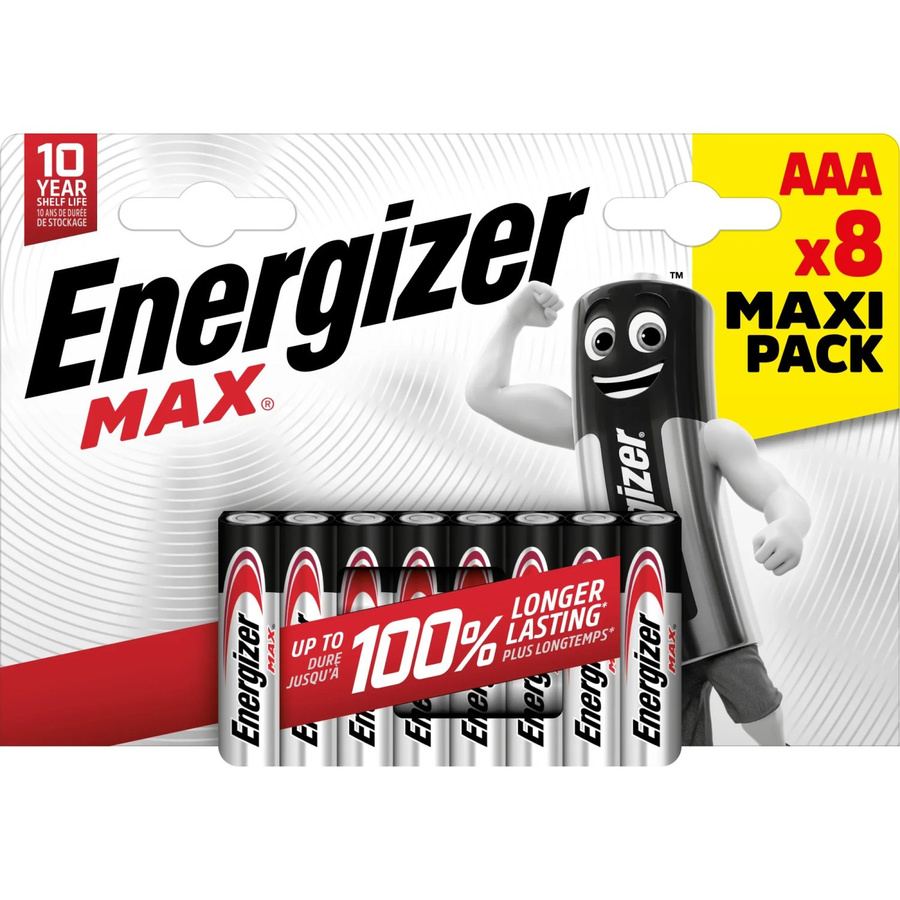 Energizer Max Alkaline AAA/Micro Batterien 8er Pack - Bild 2
