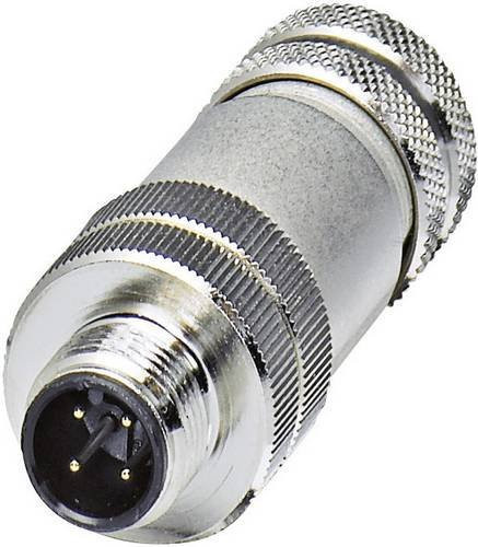 Phoenix Contact 1511857 Sensor-Aktor-Steckverbinder M12 Stecker gerade unkonfektioniert 8-polig in Silber - Bild 1
