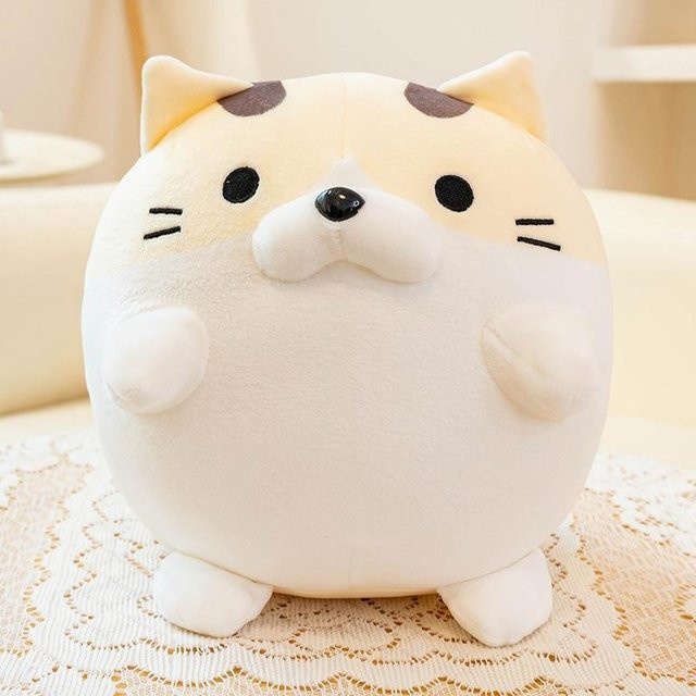 Drei-Blumen-Katzenpuppe Plüschtier, beige, Mädchen - Bild 1