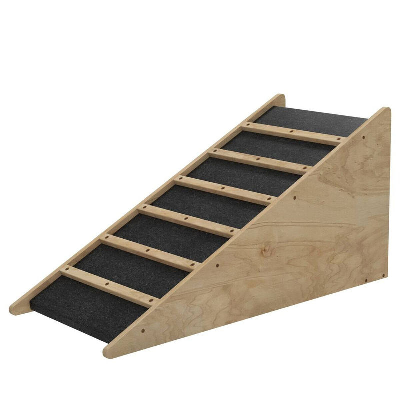 PawHut Haustierrampe aus Holz für mittelgroße Hunde, Farbe: natur, B/H/L: 40 x 90 x 45 cm - Bild 2