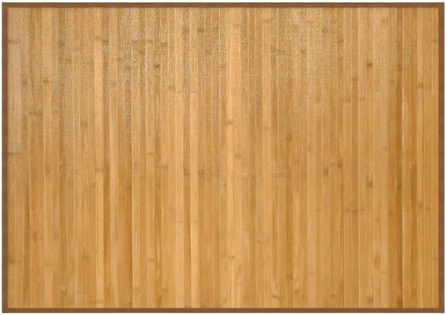 vidaXL Teppich Rechteckig Beige aus Bambus und Polypropylen B/T: 70 x 100 cm - Bild 1