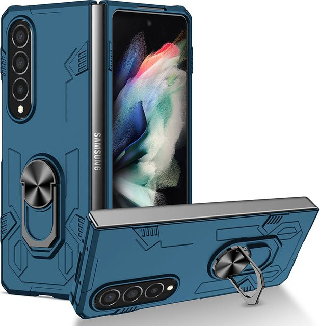 Samsung Mecha Cover Case Anti Impact stoßfest und Anti Scratch für Z Fold 7 6 5 4 3 2 1 in Schwarz Grün Blau - Bild 1