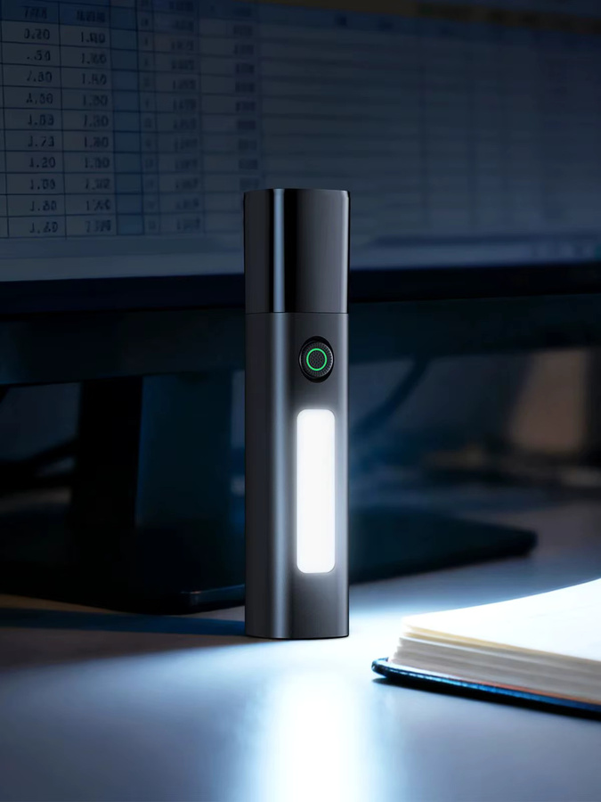 Philips SFL1151 LED Taschenlampe mit Teleskop-Zoom, COB-Seitenlicht und wiederaufladbarem 2000mAh Akku in Schwarz - Bild 6