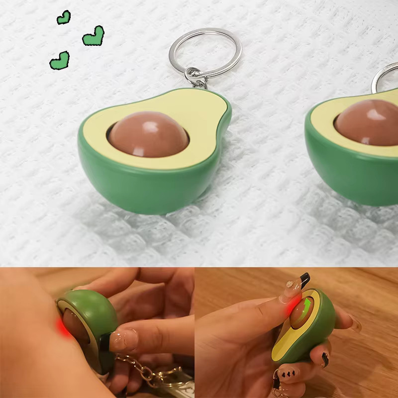 HNKMP Dekompressions-Avocado-Massageperlen-Schlüsselanhänger, Massagegerät - Bild 2