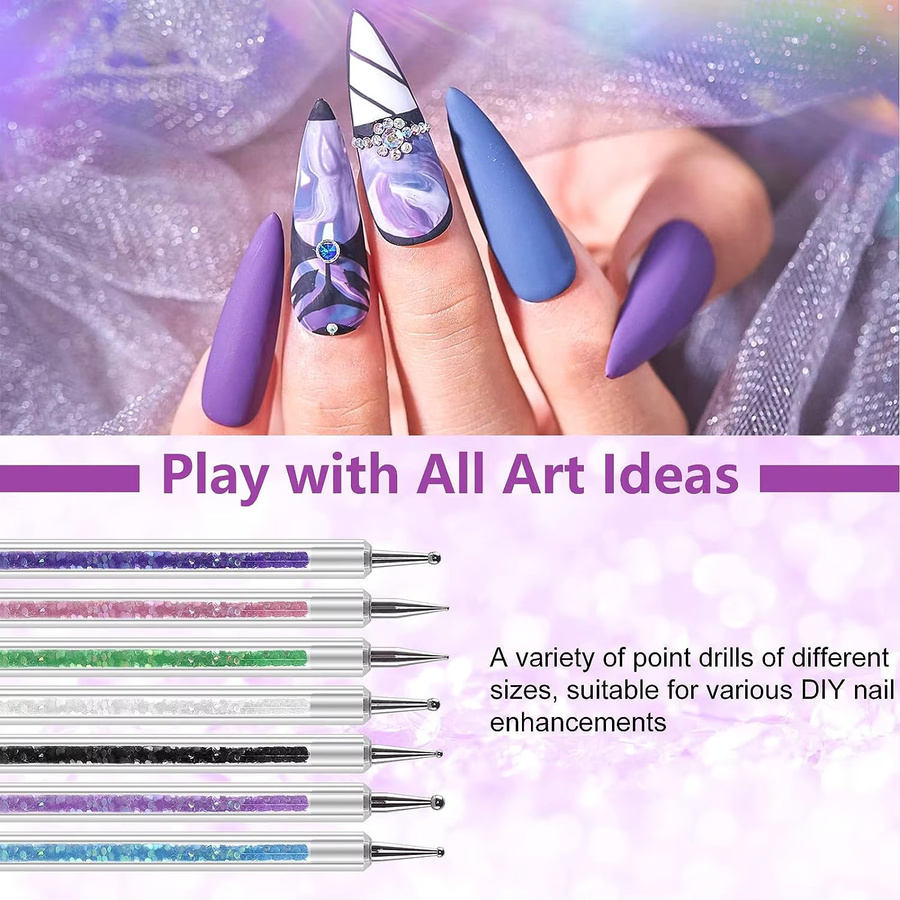 DianaBeauty Nagelkunst Pinsel Set, 6/31 Stück, Maniküre Werkzeuge - Bild 2