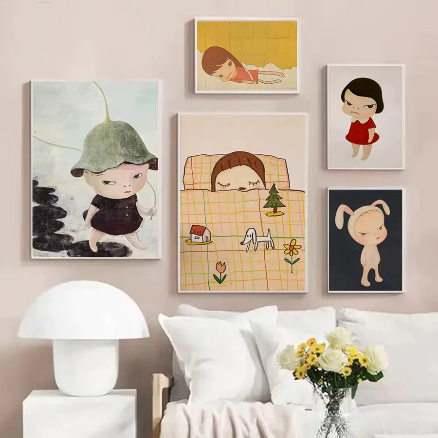 Vintage Traum Puppe Leinwand Wandbild Portrait von Potdemiel für dein Wohnzimmer Dekor - Bild 2