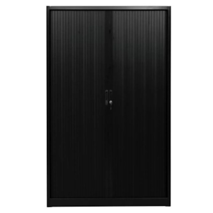 PROREGAL Rollladenschrank Weasel in Schwarz mit 5 Ordnungshöhen, H x B x T: 195 x 120 x 46 cm - Bild 2