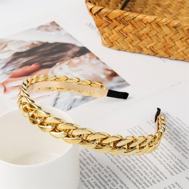 FORWOT Stirnband, Metall, gold, Damen - Bild 1