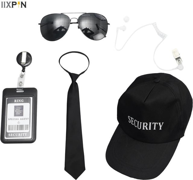 IIXPIN Agent Zubehör Set, Cosplay Kostüm - Bild 1