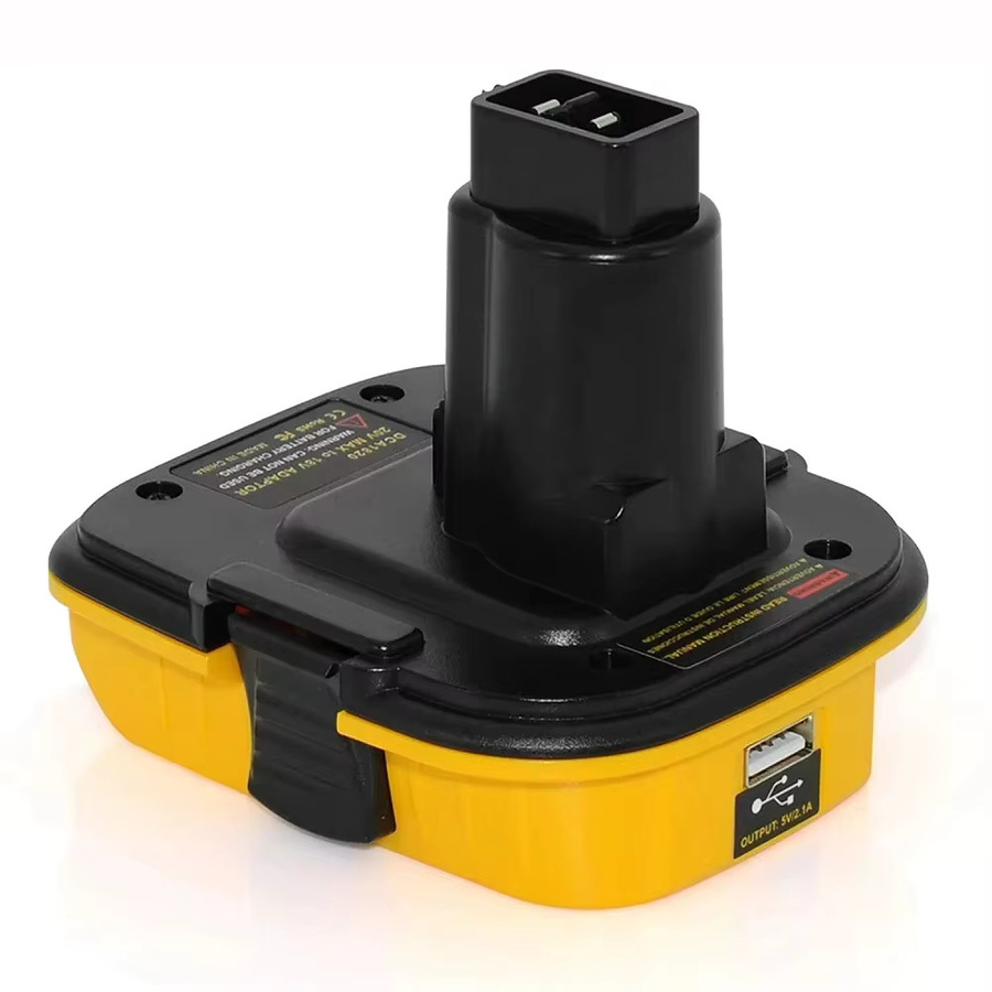 DCA1820 Batterieadapter Ersatz für DeWalt 18V auf 20V Adapter für DeWalt 18V Werkzeuge, Gelb - Bild 2
