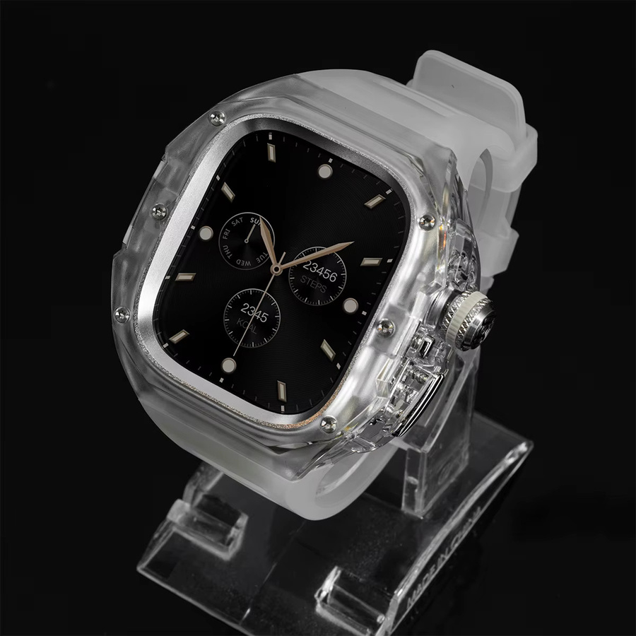 FancyWrist Modifikationsset für Apple Watch Ultra, Edelstahl, Silber, Unisex - Bild 3