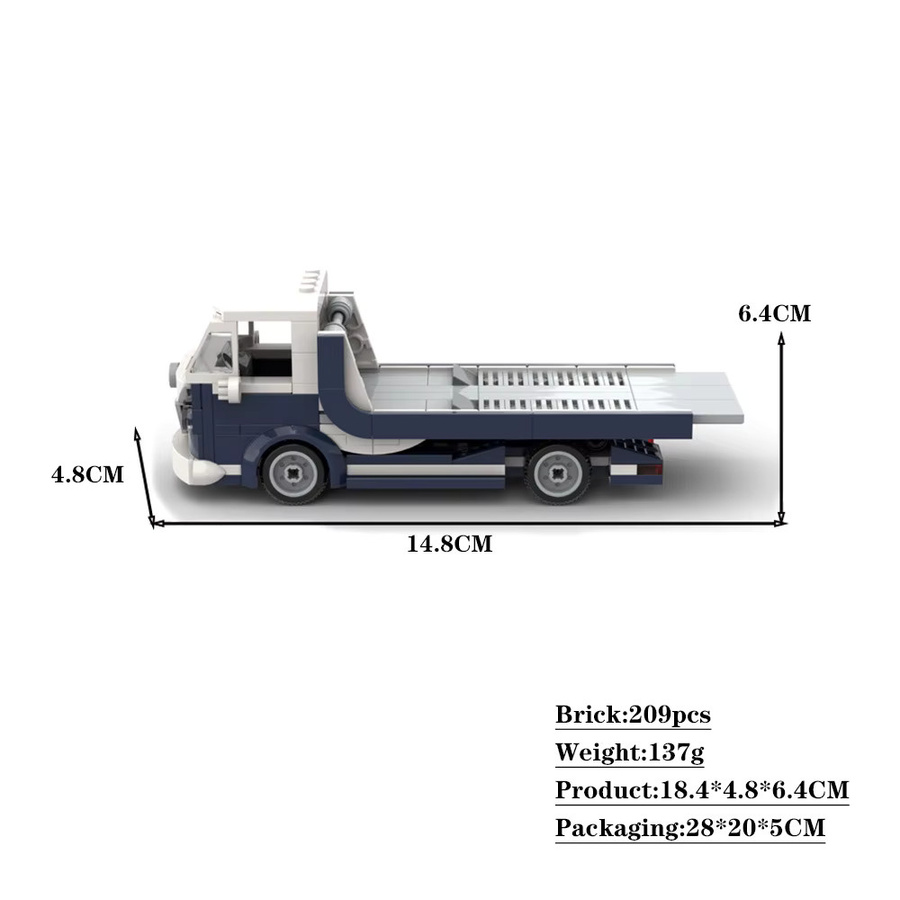 wishiot Bausteine-Set Anhänger, LKW-Modell, Fahrzeuge - Bild 2