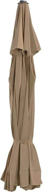 vidaXL Ersatzbezug für Sonnenschirm aus Polyester, Farbe: Beige, Durchmesser: 515 cm - Bild 1