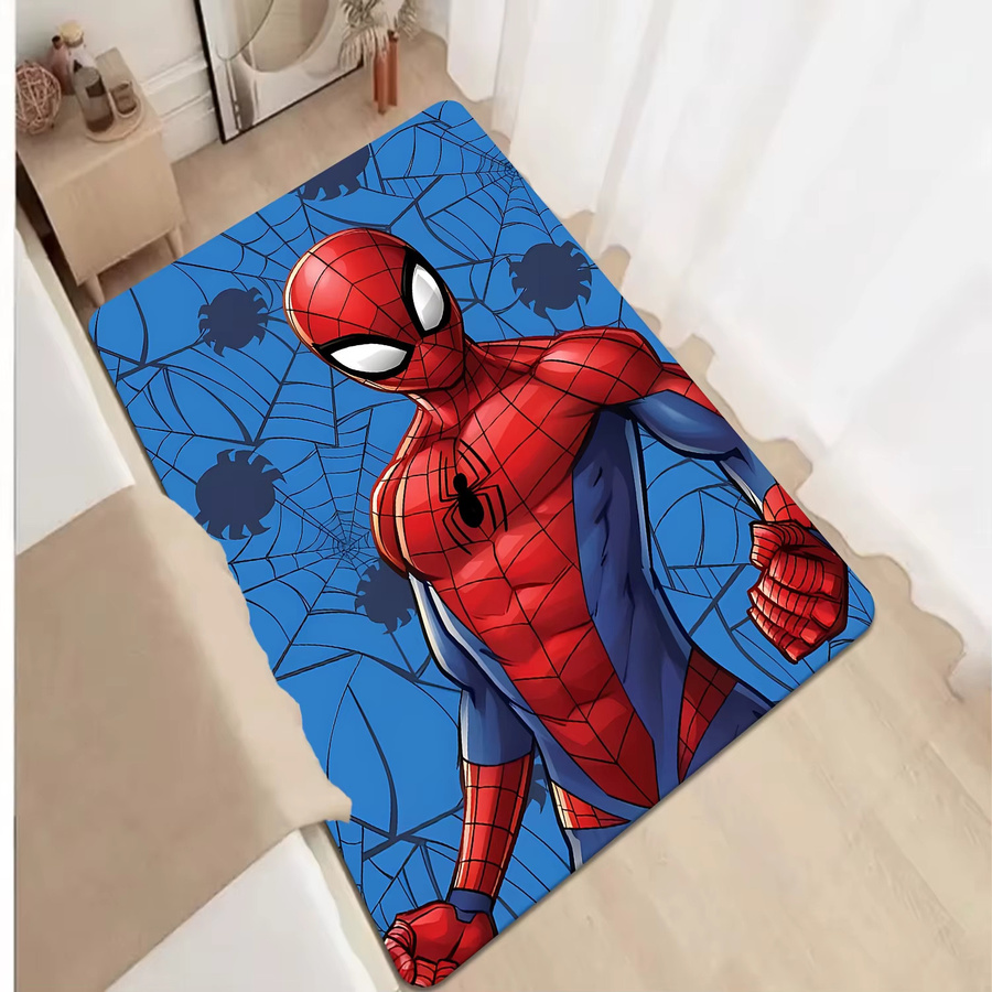 Beast Kingdom Marvel Fußmatte mit Spider-Man vs. Venom Cartoon-Muster aus Flanell, B/T: 60 x 60 cm, Mehrfarbig - Bild 5