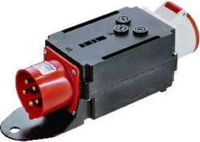 as-Schwabe Adapter MIXO 32 auf 16A mit Sicherungen CEE 400V, 3-phasig, IP44, mehrfarbig - Bild 1