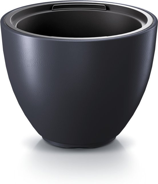 PROSPERPLAST Blumentopf Heos in Anthrazit mit modernem Design, Breite: 43,5 cm, Höhe: 56,9 cm - Bild 1