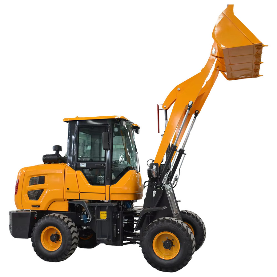 Nicosail Minilader mit Allradantrieb und hydraulischem Multifunktionslader in Orange - Bild 2