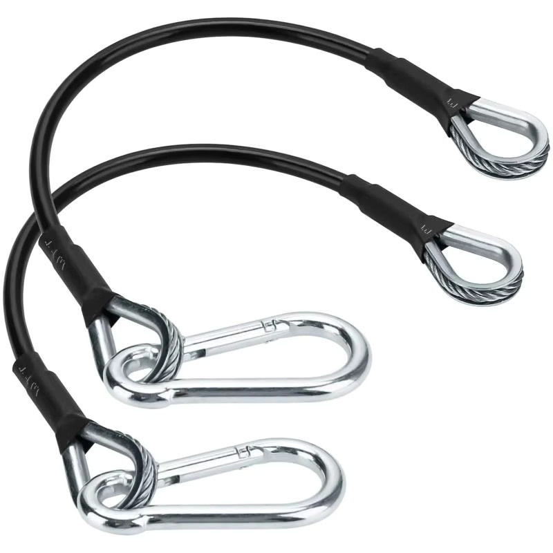 Bowflex Gym-Kabelverlängerung für LAT- und Trizeps-Zug sowie Beinverlängerungsgeräte, Schwarz, Länge: 25 cm - Bild 5