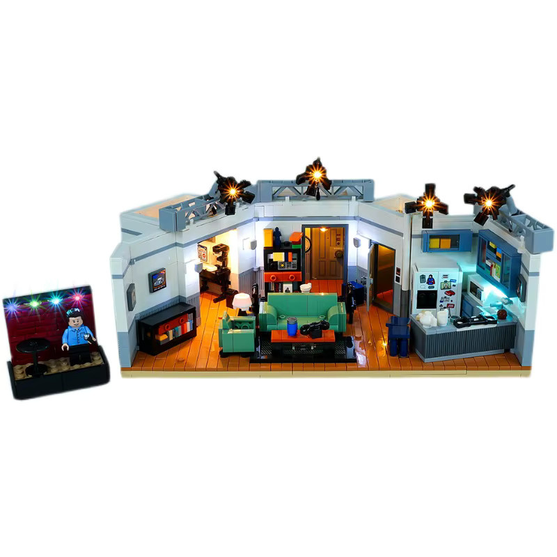 LED-Beleuchtungsset in Schwarz passend für LEGO Seinfeld Ideas 21328 - Bild 3