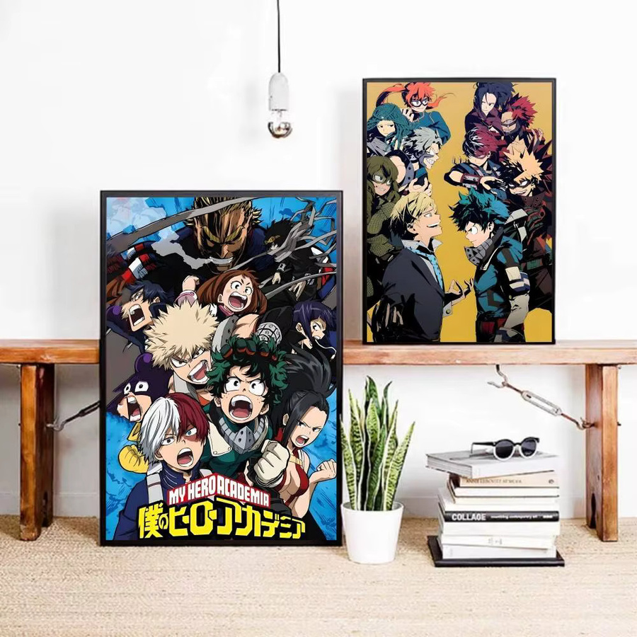 Selbstklebendes Cartoon-Poster My Hero Academia als Papierdruck in Mehrfarben für deine Wandgestaltung - Bild 4