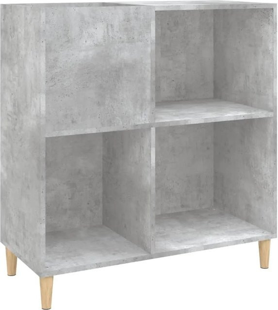vidaXL Plattenschrank aus Holzwerkstoff in Betongrau, B/T/H: 84,5 x 38 x 89 cm - Bild 1