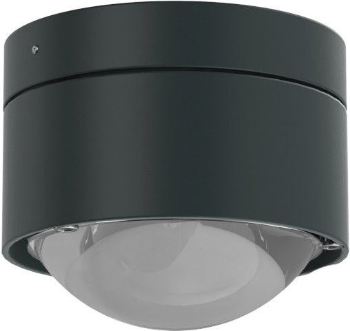 Top Light Puk Mini Plus Deckenleuchte in Anthrazit matt mit matter Glaslinse - Bild 1