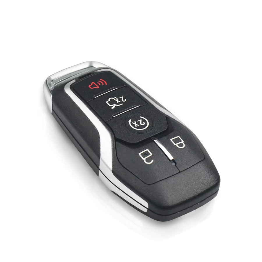 KEYYOU Smart Auto Schlüssel Shell Fall für Ford Fusion Explorer Mustang Mondeo Kuka, Schwarz, 3/4/5 Tasten - Bild 2