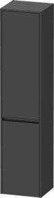 Duravit Hochschrank Ketho.2 in Graphitgrau mit 2 Türen, B/T/H: 40 x 36 x 176 cm - Bild 1
