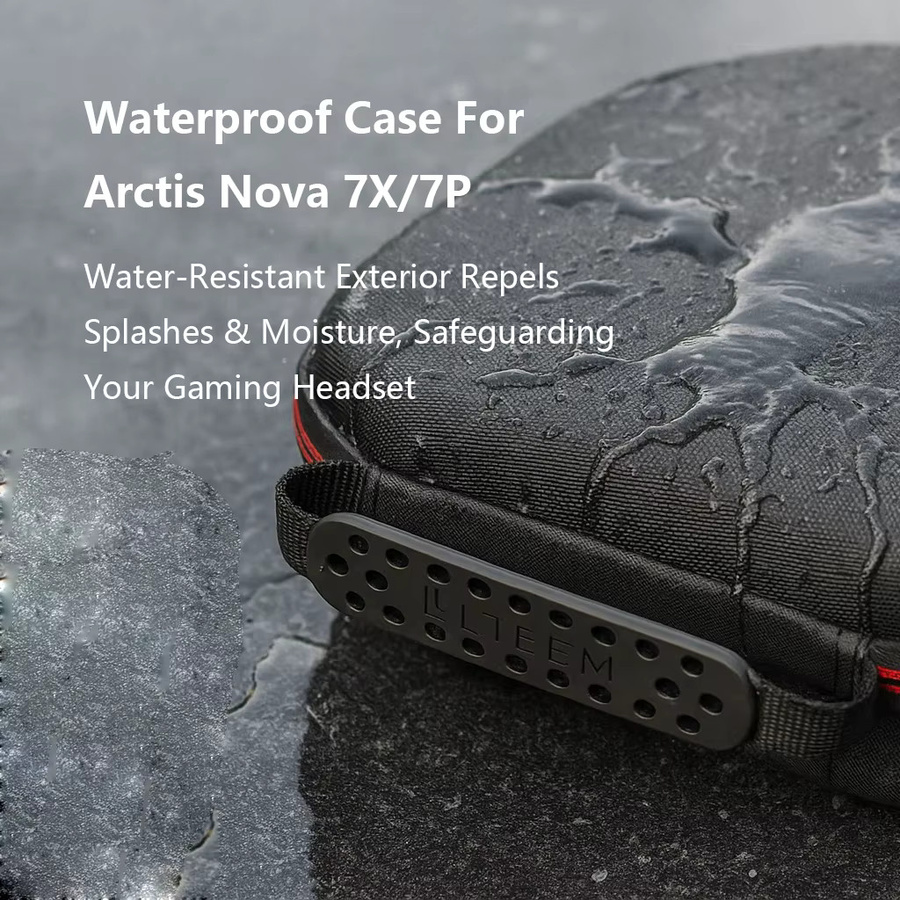 LTGEM Kopfhörerhülle für Steelseries Arctis Nova 7X/7P Gaming Headset, Aufbewahrungstasche in Schwarz - Bild 3
