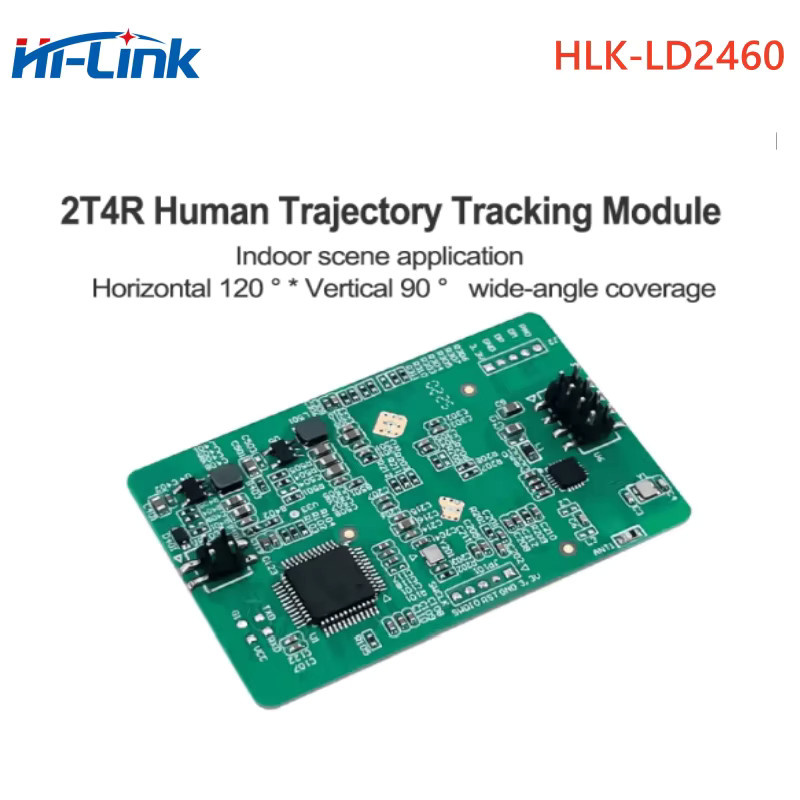 Bibikoo MM-Wellen-Hochleistungs-Radar-Modul zur Personenperzeption und Trajektorienverfolgung HLK-LD2460 HLK-LD2450 2T4R 1T2R in Grün - Bild 2
