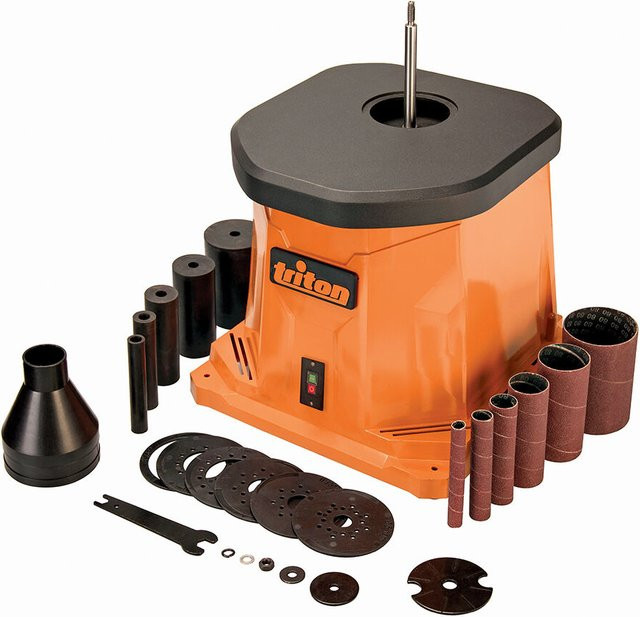 Triton Oszillierende Spindelschleifmaschine TSPSM450, 450 W, Orange - Bild 1