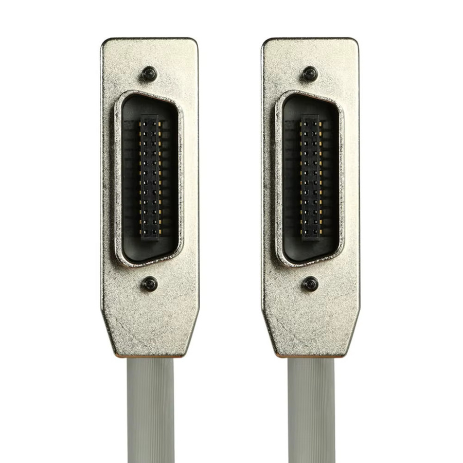 Abgeschirmtes GPIB-Kabel IEEE-488 mit stapelbaren Anschlüssen in Grau - Bild 2