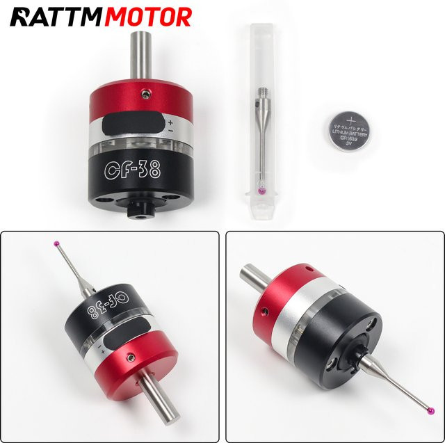 RATTMMOTOR CF-38 3D Trigger Kantentaster Touch Probe Sensor für CNC Fräsmaschinen und Drei-Koordinaten Zentrierstange in Pink - Bild 1