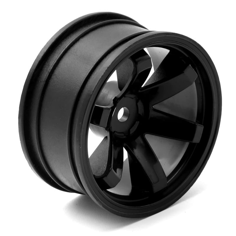 RS RC Racing Auto Reifen Radnabe Kunststoff 4-teiliges Set Schwarz 1/10 - Bild 4