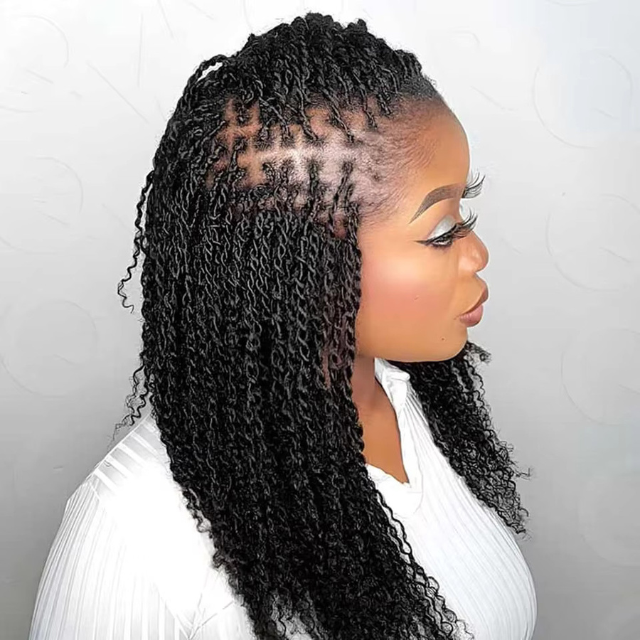 QVR Kinky Twist Style Afro Kinky Bulk Flechthaar, Echthaar - Bild 2