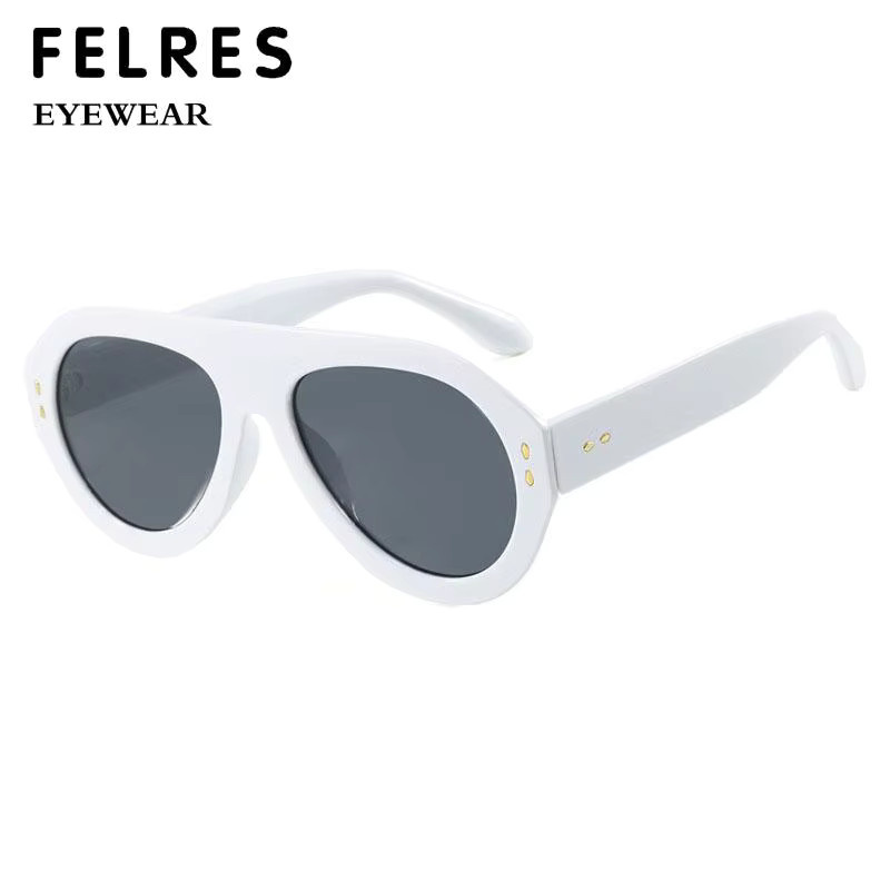 FELRES Sonnenbrille Aviator, Unisex, Vollrand, Plastic, Oval - Bild 2
